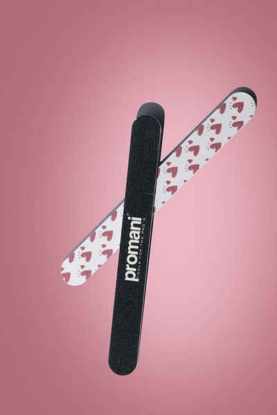 Promani Pack of 2 Patterned and Black Paper Rasps - Pr-404