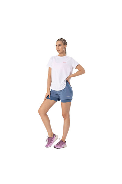 Merrell Tyme Women's White Running T-Shirt Women's Running T-Shirt M3Tyme