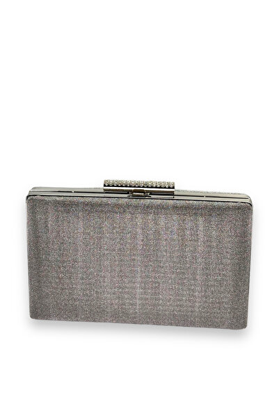 MidStore حقيبة سهرة لامعة منقوشة بالليزر بلون بلاتيني، حقيبة سهرة حناء لحفلات...