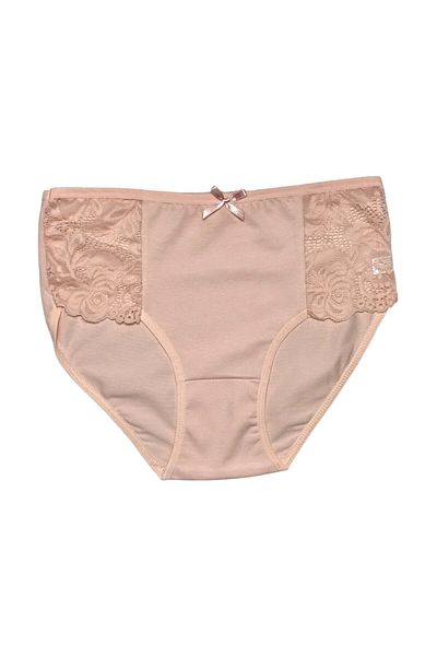 Gizli Butik Set de 3 chiloți din bumbac din dantelă cu fundă