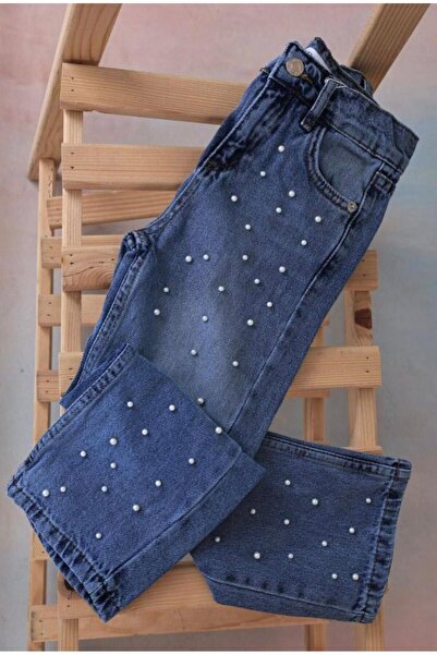 Emilakids Kız Çocuk  Incili Pantolon