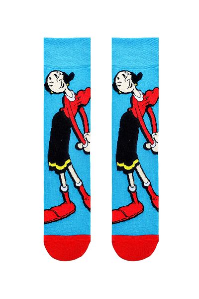 ZEYZEY MONKEY Love Is in the Socks Special Lover Combination Σετ με 2 κάλτσες με μοτίβο χαρακτήρων για ζευγάρια