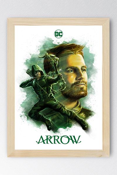 Saturn Arrow Framed Painting - Poster Painting