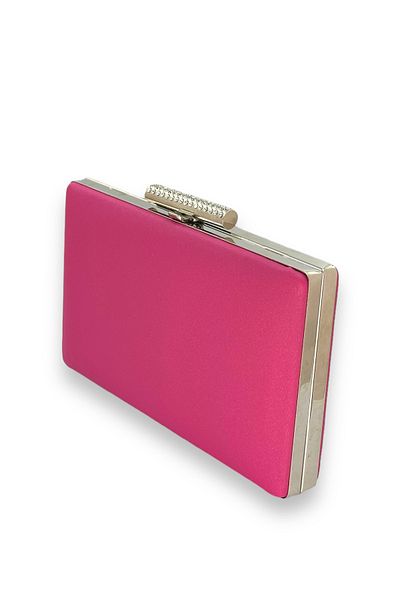 Wedding Fashion Pink Matte Satin Handprint Bag - Night and Clutch Portfolio for Engagement and Wedding