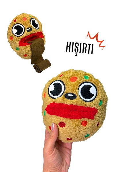 Havhav Havhavcafe Plush Dog Toy with Food Storage Cookie Rustle Sound Dog Toy