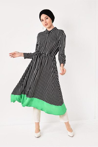 TRENDTESETTÜR Skirt Flounce Patterned Tunic t 42032