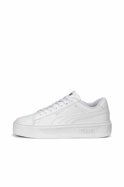 Puma Smash Platform V3 B1 - Pantofi sport albi casual pentru femei 390758-01-1