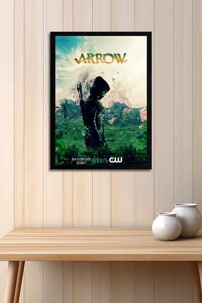 Saturn Pictură în rama Arrow - Pictură poster