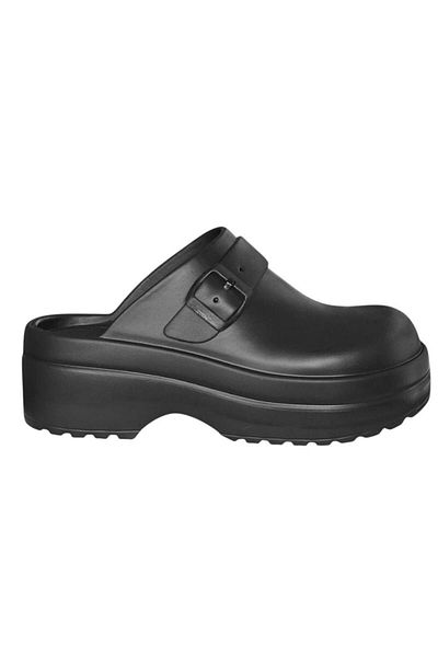 Akınal Bella E443 Black Women's Perforated Sabo Slippers