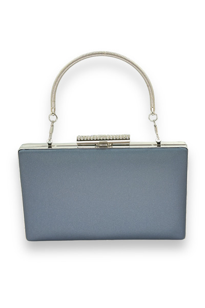 Wedding Fashion Rochie de seară din satin mat albastru bleumarin - Mână și am...