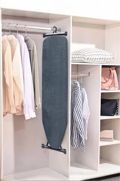 Digithome White Kurutma Askısı Çamaşırlık Ve Gigi Dolap İçi Ütü Masası KMU17009-19 - UBS15024