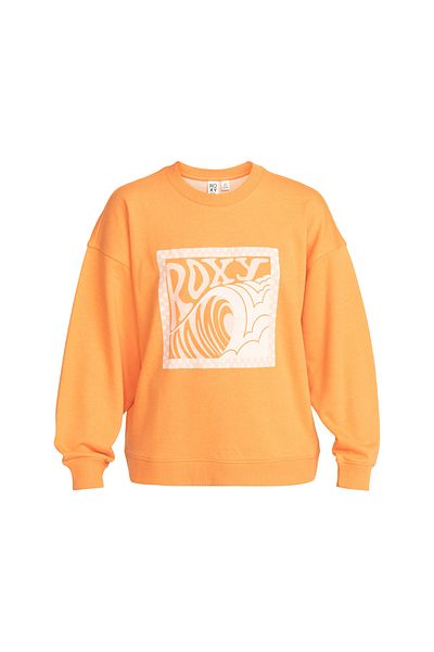Roxy Women's Sweatshirt Take Your Place B Orange Women's Sweatshirt Erjft04745