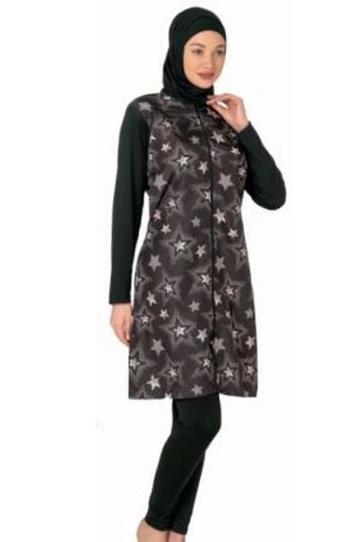 FM Fantasy 3437 Star Patterned Hijab Swimsuit