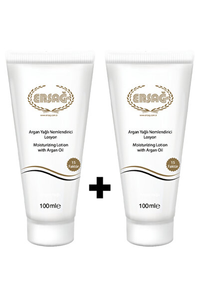 Ersağ Argan Yağlı Nemlendirici Losyon 2 Adet 100 ml 100 ml