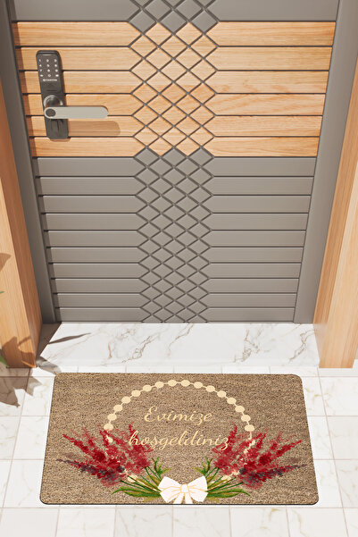 Rugmood Μοντέρνα ψηφιακή εκτύπωση με στρογγυλό μοτίβο καλωσορίσματος μπροστιν...