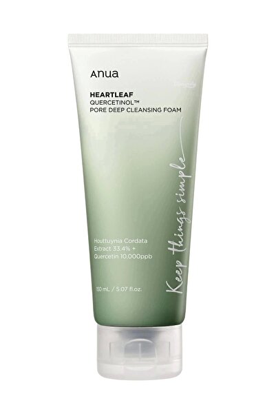 ANUA Heartleaf Quercetinol Pore Deep Cleansing Foam Anti-Pore Foaming Cleanser 150ml