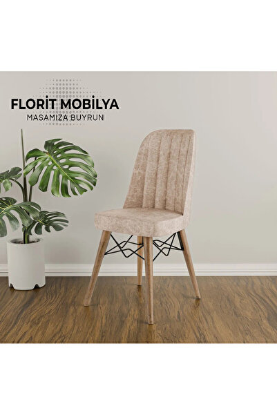 florit mobilya masamıza buyurun Klasik Kare Gold Sandalye