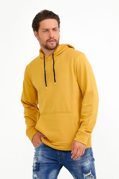 Superlife Ανδρικό φούτερ Superlife Fleece άνετο με κουκούλα σε μούχλα με 3 κλωστές