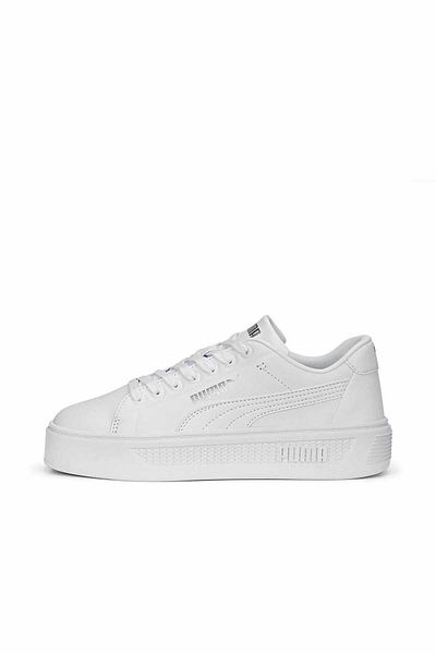Puma Smash Platform V3 Sleek Pantofi sport casual pentru femei 389401 -01 Alb