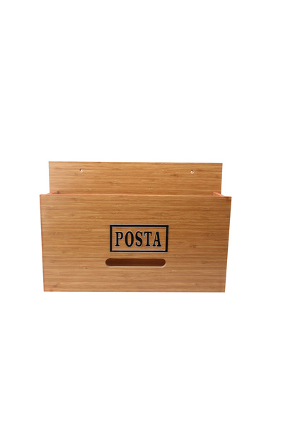 SELENA Ahşap Posta Ve Fatura Kutusu BAMBU