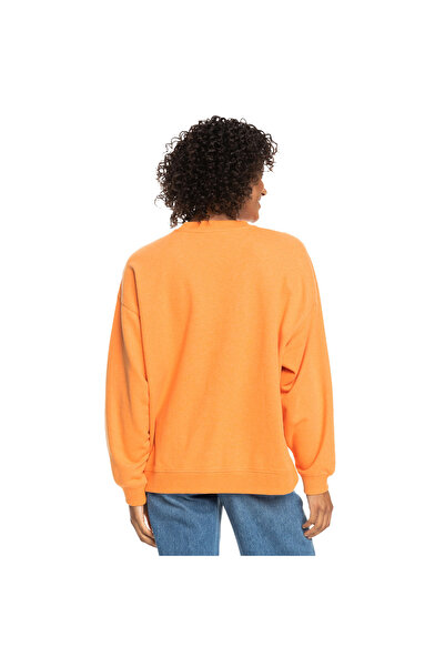 Roxy Take Your Place B Women's Orange Sweatshirt Women's Sweatshirt Erjft04745