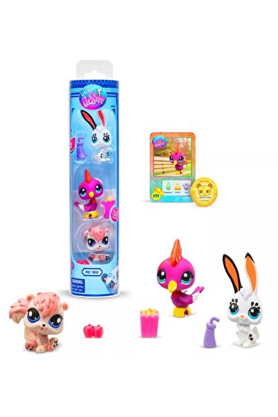 Littlest Pet Shop Seçtim Aldım Minişler 621 S2 3 Lü Paket Tüp 4