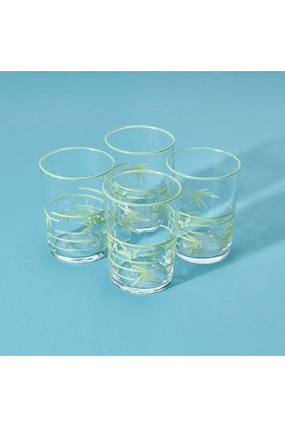 Evidea Kitchen Blad 4-Piece Soft Drink Glass - Colorful - 510 ml