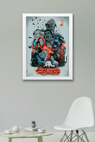 Saturn Pictură înrămată Avengers Age Of Ultron - Pictură poster Marvel Avengers