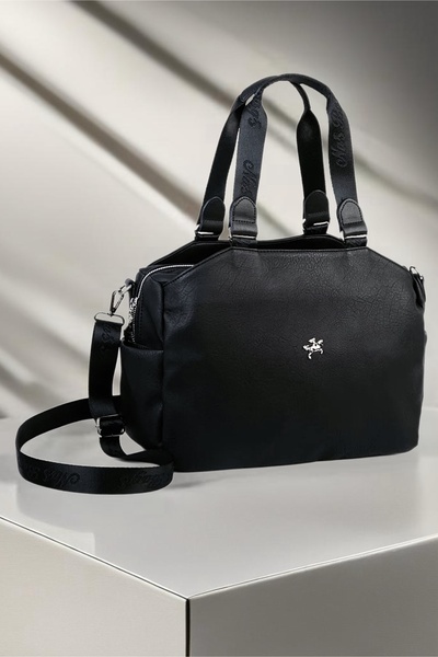 Nas Bag Yeni Sezon Kadın Çapraz Omuz Çanta Büyük Boy Extra Siyah Raven