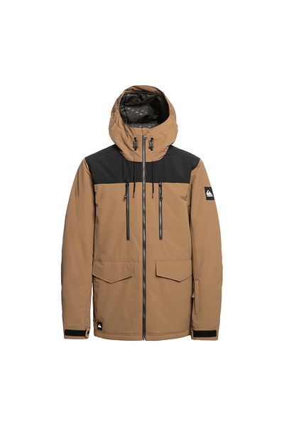 Quiksilver Fairbanks Jk Men's Snowboard Jacket Brown Men's Snowboard Jacket
