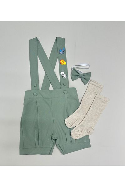 annerüyası Safari Concept Shorts Salopette Flatwear Socks