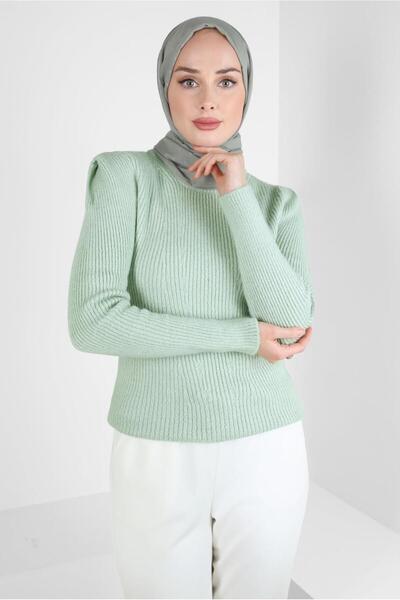 Alvina Wadded Look Knitwear Sweater 43192