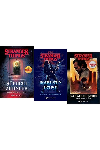 Epsilon Yayınevi Şüpheci Zihinler + İkarus'un Uçuşu + Karanlık Şehir / Strang...
