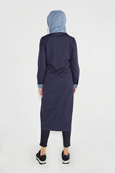 TRENDTESETTÜR Γυναικείο μπουφάν με κουκούλα με φερμουάρ Navy Blue (K.INDIGO) 0729