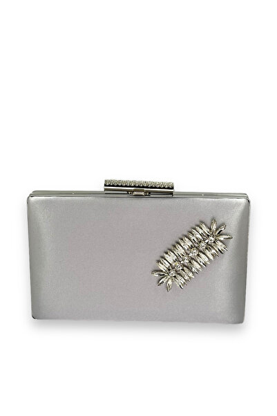 Generic Brand Evening Dress Bag for Night Events – Satin with Crystal Stones,...