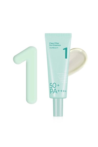 Numbuzin No.1 Clear Filter Sun Essence 50ml - Yüksek Korumalı Kimyasal Filtre...