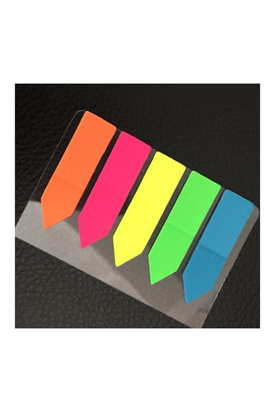 Limmy 5-Color Colorful Bookmark Separator - Pos Adhesive Note Paper