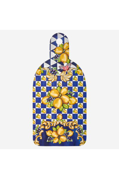 CHIARA ALESSI Capri Blue Melamine Presentation Board 34 cm