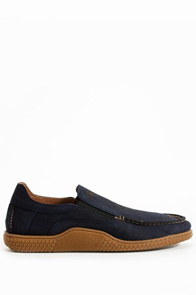 Hammer Jack Men's Navy Blue Nubuck Casual Shoes - E 01142080601