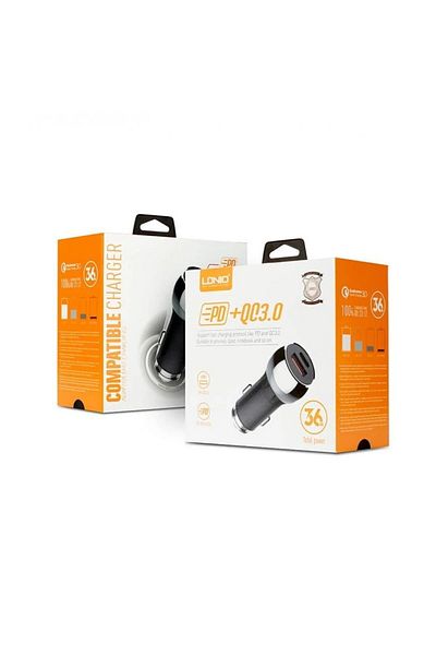 LDNIO PD+QC3.0 - شاحن سيارة سريع C1