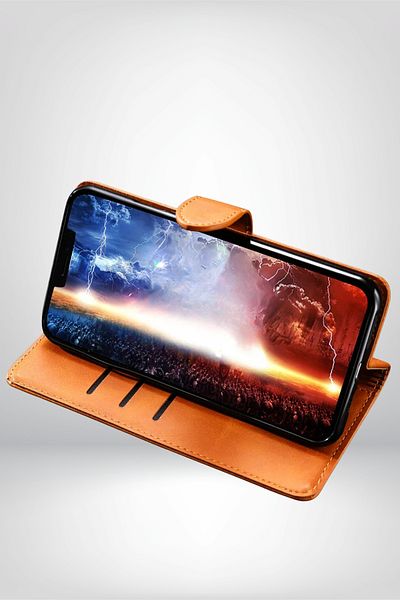 Vip Case متوافق مع هاتف Xiaomi Redmi Note 11 PRO وNOTE 12 PRO 4G - حافظة Kardelux مع غطاء محفظة من جلد البولي يوريثان