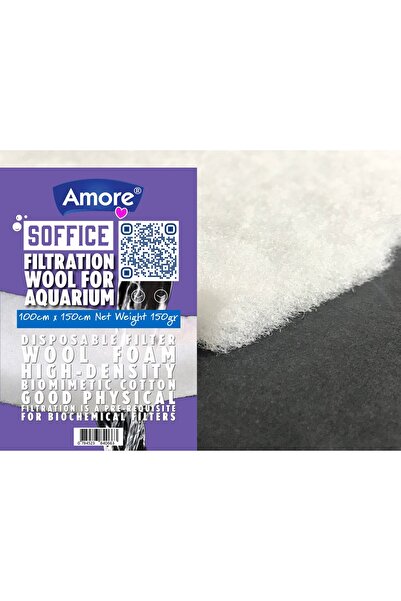 AMORE Akvaryum 150gr Silikonsuz Filtre Elyafı 100x150cm Soffice