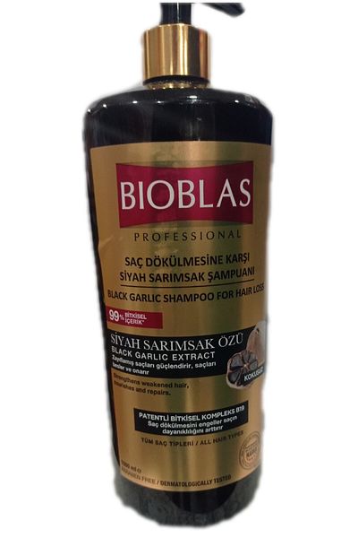 Bioblas 1000ml Garlic Black Shampoo