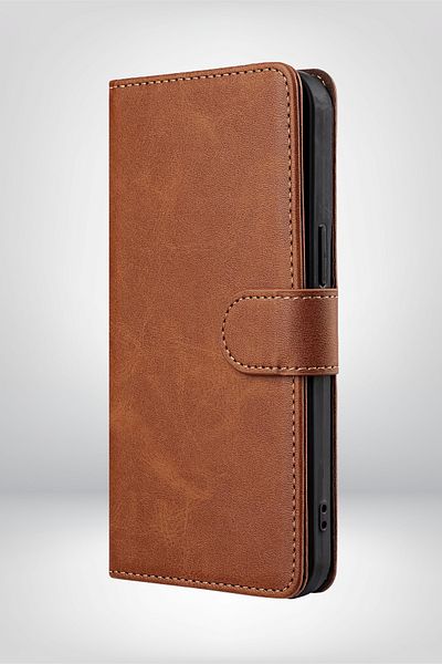 Vip Case متوافق مع هاتف Xiaomi Redmi Note 11 PRO وNOTE 12 PRO 4G - حافظة Kardelux مع غطاء محفظة من جلد البولي يوريثان