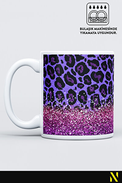 nilizma Leopard Patterned Porcelain Mug