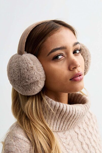 Külah Încălzitor de urechi pliabil cu blană moale pentru femei
