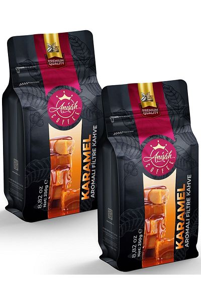 Anisah Coffee Caramel Flavored Sugar Free Filter Coffee 2 X 250 Gr