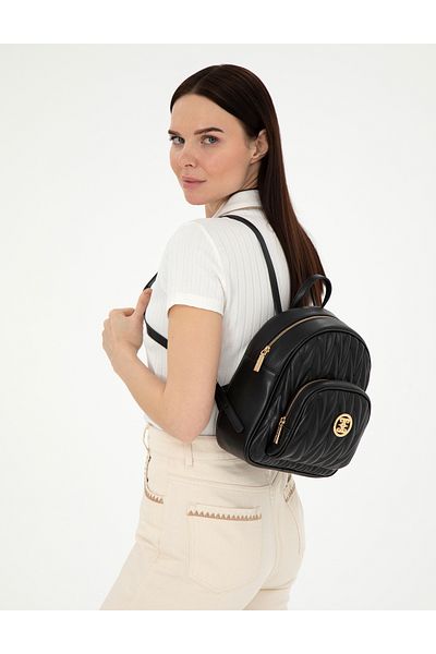 Pierre Cardin Black Backpack 50305540 -Vr046