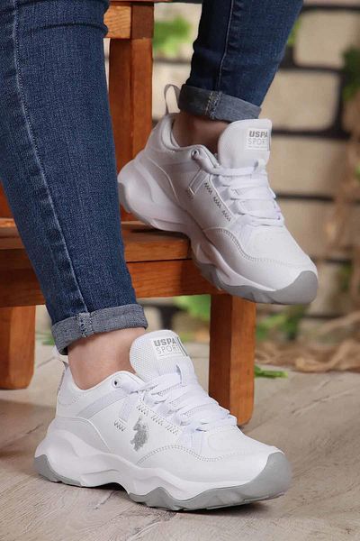 U.S. Polo Assn. BAZA. Polo Assn. Pantofi sport casual pentru femei Misty 101502025 ALB