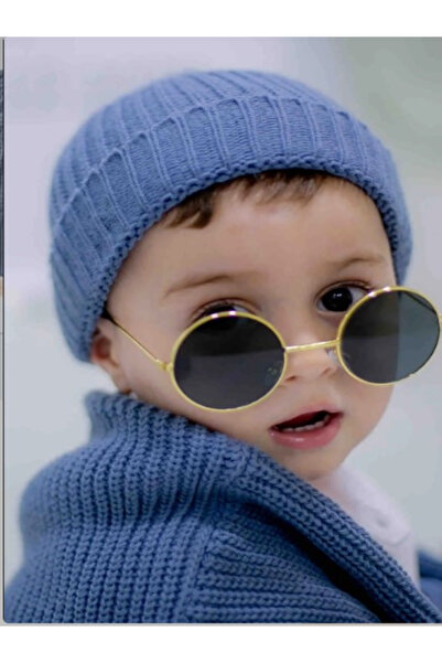 Meriç bebe Esnek Selanik Örgüsü Triko Basic Standart Unisex Indigo Bere 1-4 Yaş